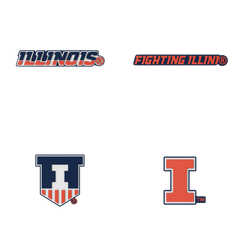 Budz | Illinois Fighting Illini | 4-Pack Bundle