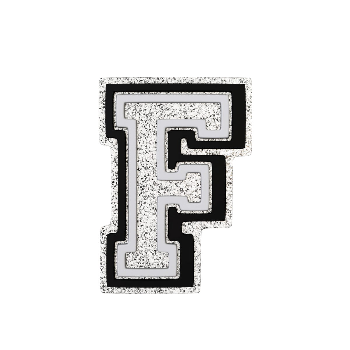 Budz | Silver Letter F