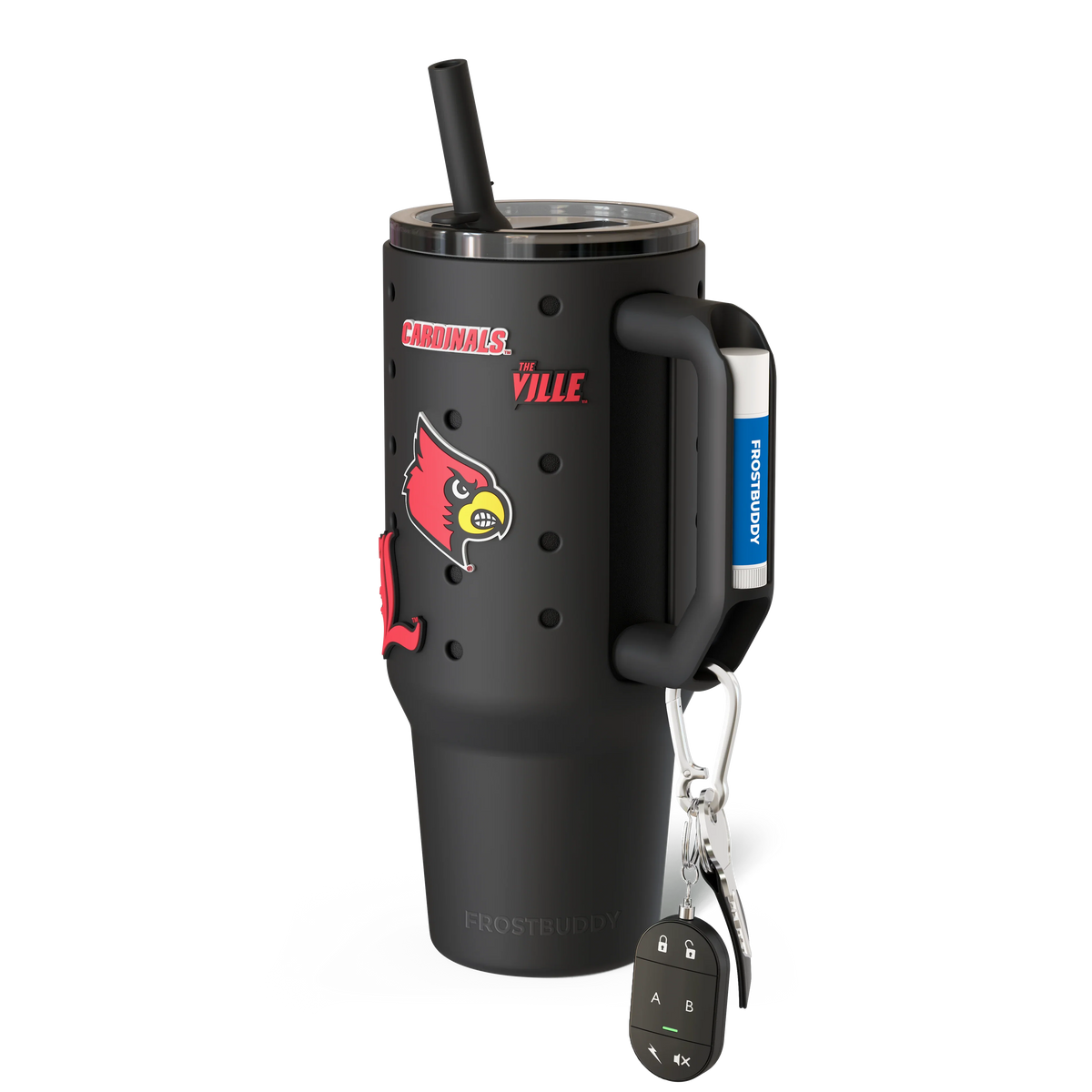 Thicc Buddy 40oz | Louisville Cardinals | Skin + Budz Bundle