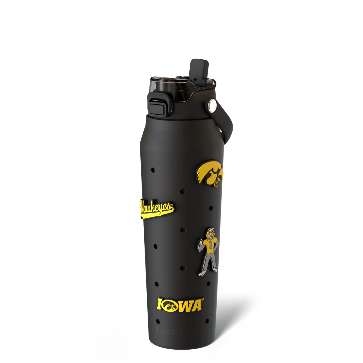 Bottle Buddy 32oz | Iowa Hawkeyes | Skin + Budz Bundle